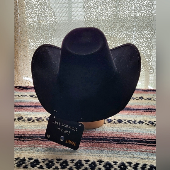 Spirt store black unisex cowboy hat 🤠 (NEW) - Picture 1 of 3